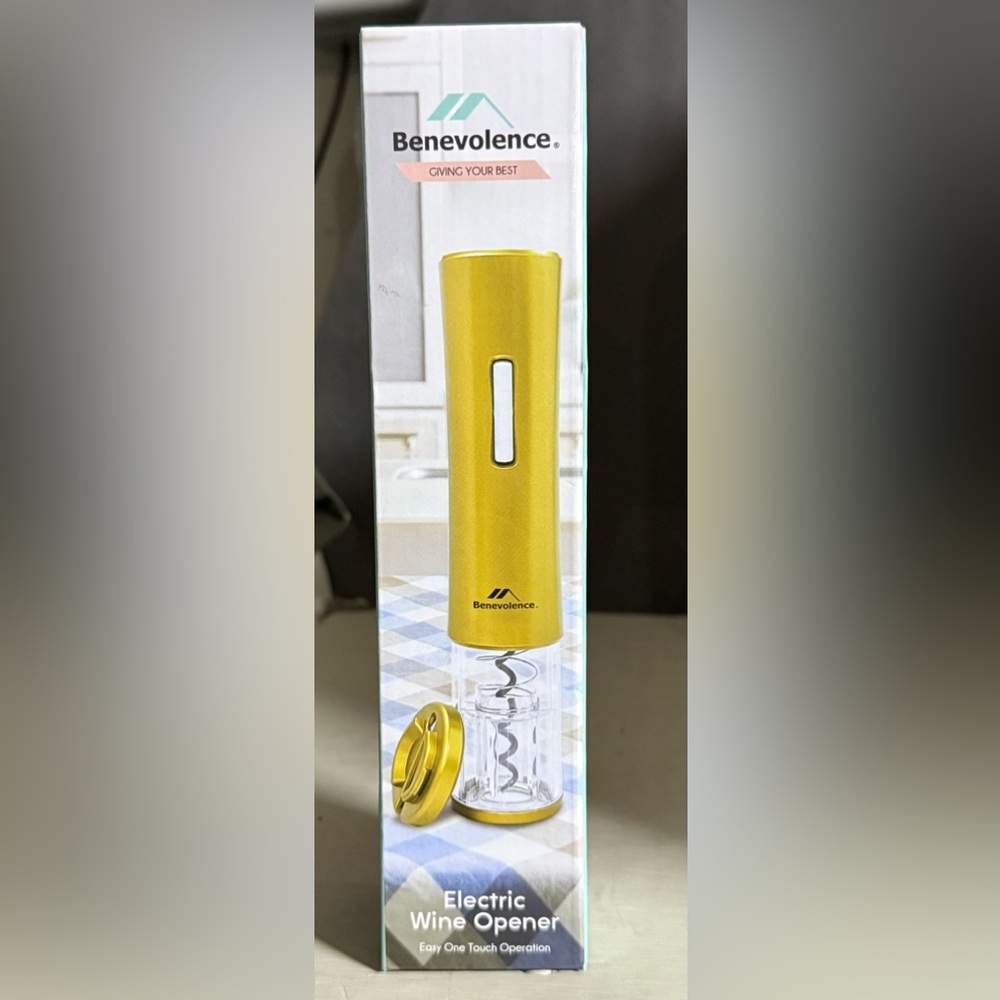 Gold Electric Wine Opener